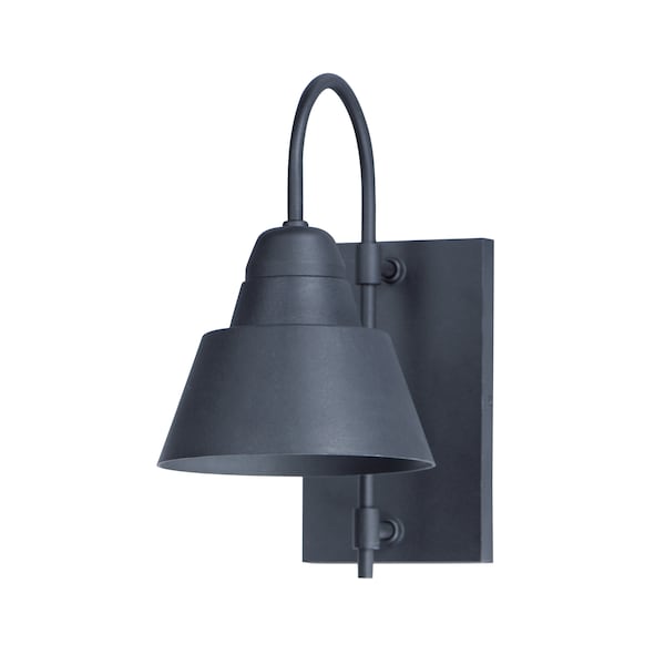 Maxim Lighting Shoreline 1-Light 7.75" Wide Black Outdoor Wall Sconce 10103BK - main